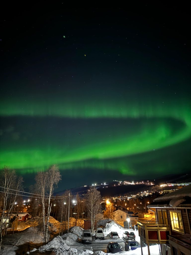 Noorderlicht in Zweeds Lapland
